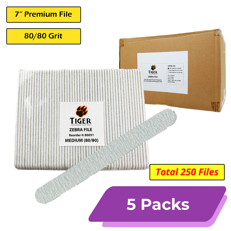 Premium Zebra File [Standard] | 7" Length | 80/80 Grit
