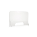 Sneeze Guard, Extra-Thick (1/4”) Transparent Acrylic Protection Shield Nail Station (24” H x 28” W)
