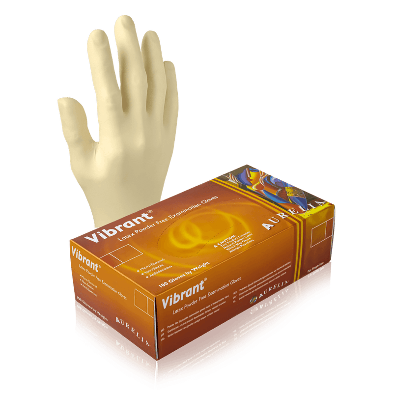 Vibrant Latex Gloves, Powder-Free | Size: S (1,000 PCS) - [LIMIT 3]