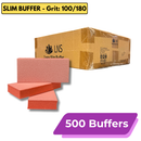 Disposable Slim Buffer [Orange-White], LUNI – (500 Pcs./Case)