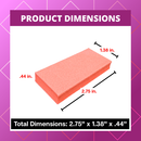 Disposable Slim Buffer [Orange-White], LUNI – (500 Pcs./Case)