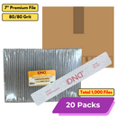 DND Zebra File [Jumbo] | 7" Length | 80/80 Grit