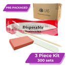 Disposable Manicure Kit LUNI | 3 Piece Set [Pre-Packaged]