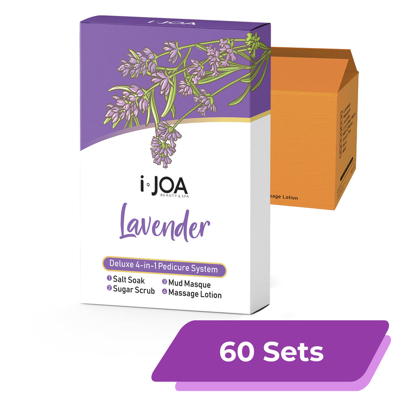 i.JOA Deluxe Pedicure 4-Step [Lavender] – (60 Sets/Case)