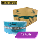 Wax Fabric Roll (3.5in x 100yd) | Cotton, Medium Texture