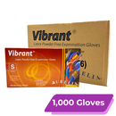 Vibrant Latex Gloves, Powder-Free | Size: S (1,000 PCS) - [LIMIT 3]