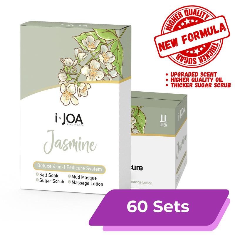 [NEW FORMULA] i.JOA Deluxe Pedicure 4-Step - JASMINE (60 Sets/Case) - [LIMIT 2]