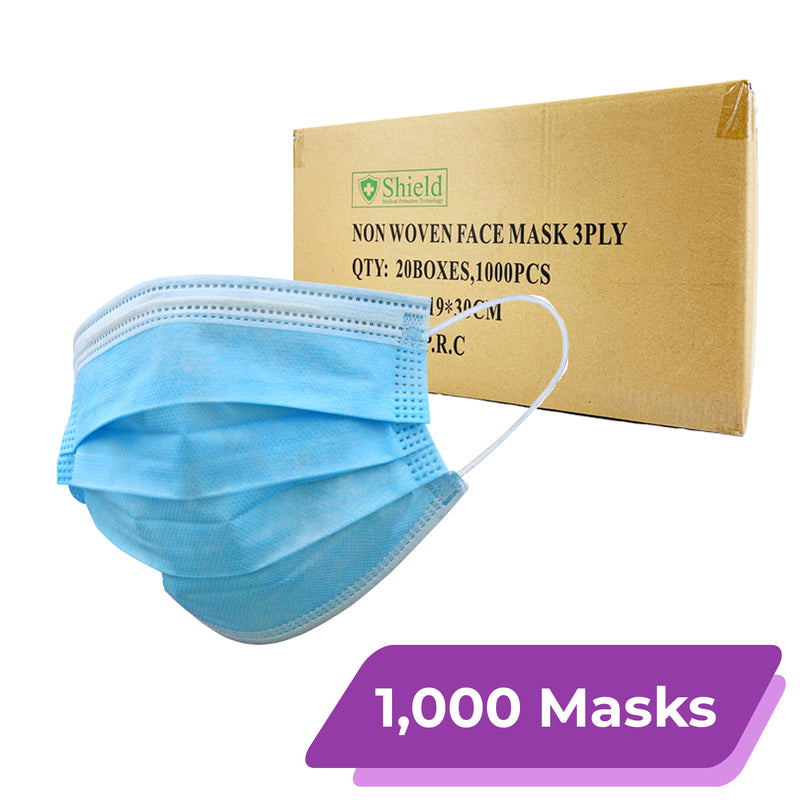 3-Ply Non-Woven Face Mask | Blue Color