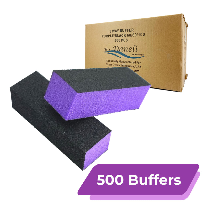3-Way Buffer (Purple/Black) | Grit: 60/60/100