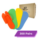 Disposable Pedicure Foam Slipper | Unfolded - [LIMIT 2]