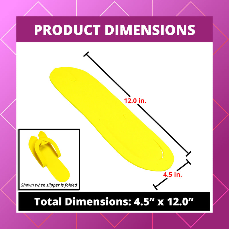 Disposable Pedicure Foam Slipper | Unfolded