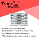 TrueLash Knot-Free Eyelash Extensions | 7-Ply, Single | 100-Pack